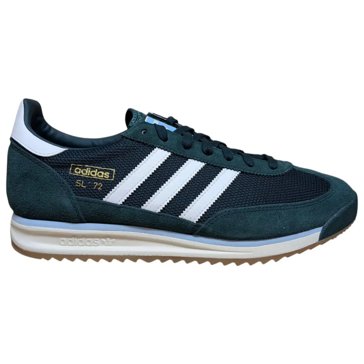 Men`s SL 72 RS Sneakers - Aurora Ivy White Clear Sky - US Sizes - JQ9795 by Adidas
