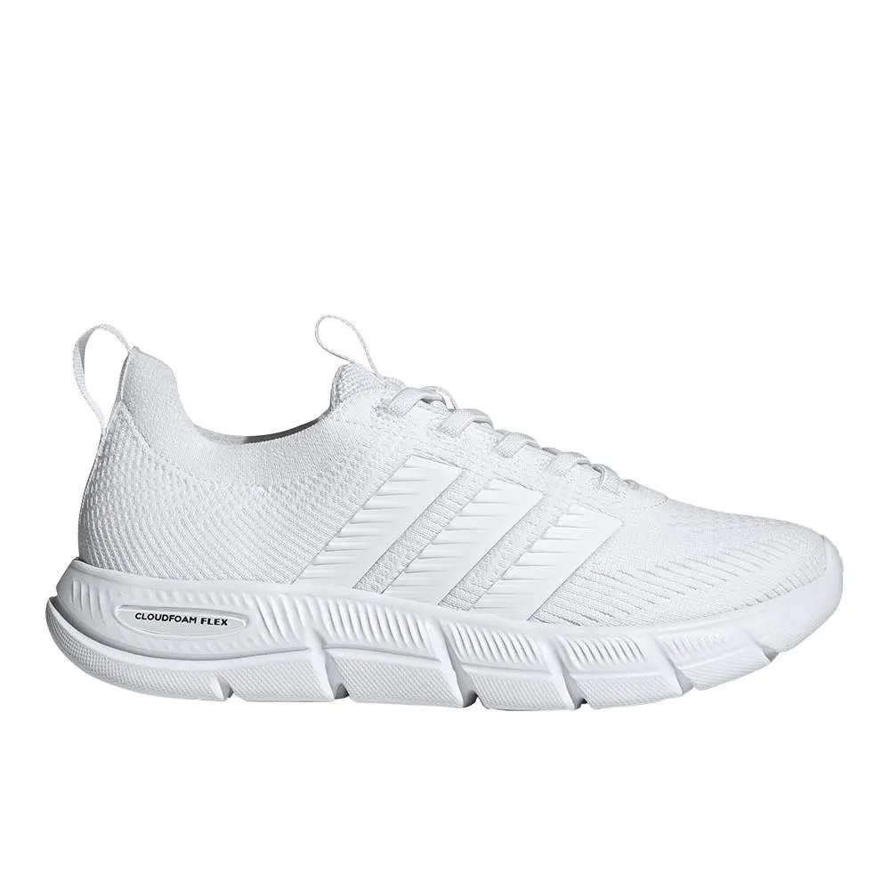 Cloudfoam Flex Slounge Unisex White Sneakers Athletic Shoes SB1158-KI146 by Adidas