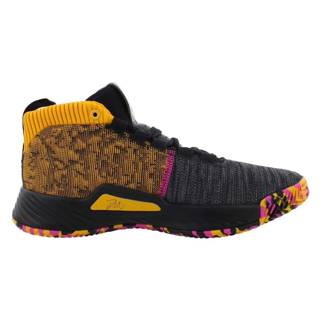Adidas shoes - Core Black/Active Gold/Shock Pink, Main: Black 1