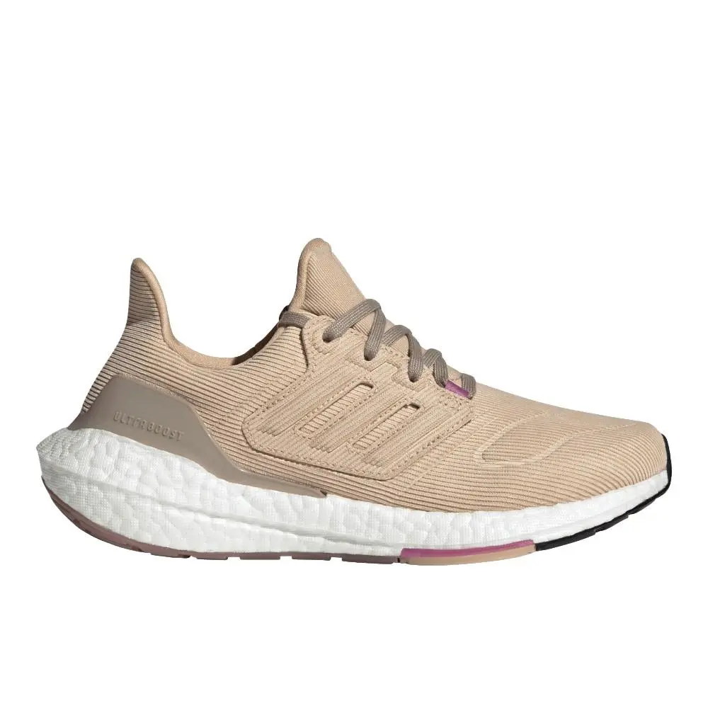 Adidas Ultraboost Ultra Boost 22 Womens Beige Sneakers Athletic Shoes GX9171