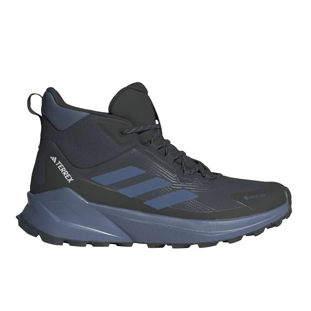 Terrex Trailmaker 2.0 Mid Goretex Hiking Mens Black Blue Sneakers Athle by Adidas