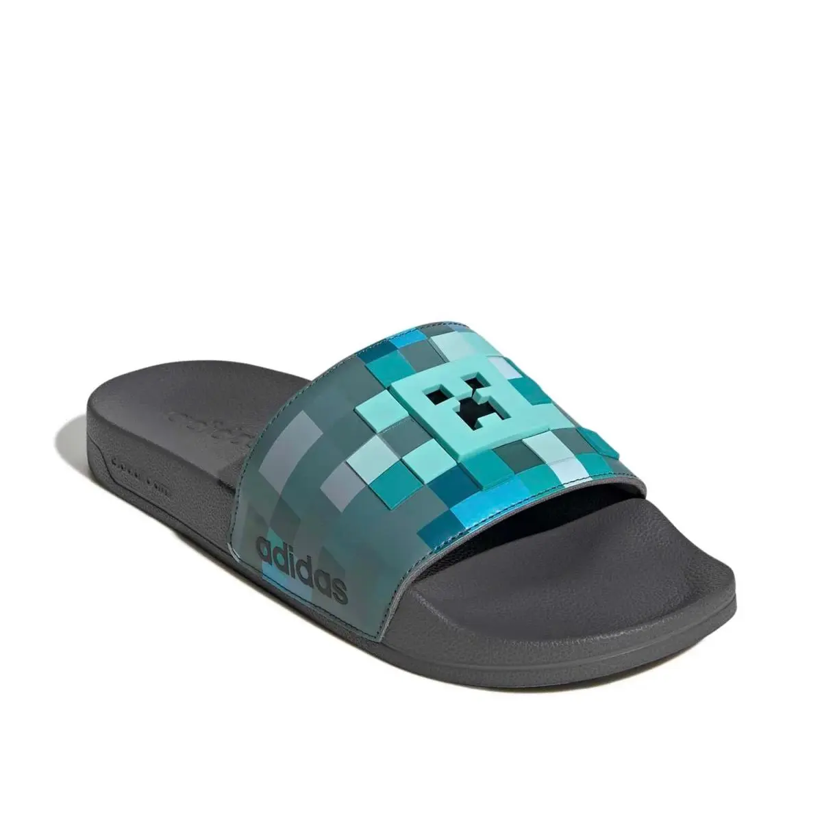 Man`s Casual Sandals  Minecraft Adilette Shower Slide Sandal Grey by Adidas