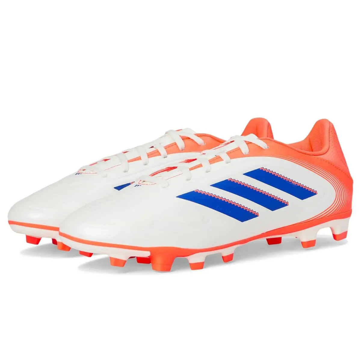 Unisex Shoes  Copa Club Pure 3 Firm/multi Ground Soccer Cleats Off White/Lucid Blue/Signal Coral by Adidas