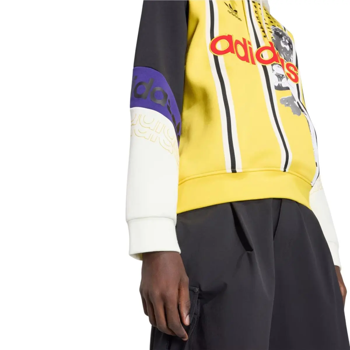Adidas clothing - Adidas Archive Football Graphic Hoodie - KD7917 - Yellow 10