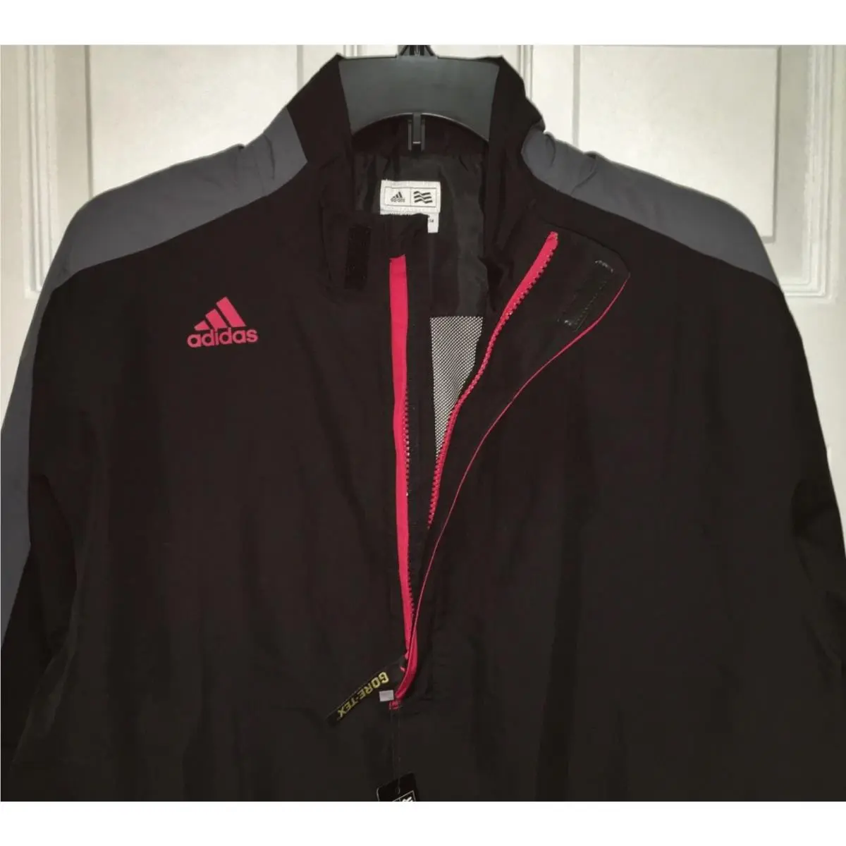 Adidas clothing - ADIDAS Climaproof Gore Tex 2 Layer Half Zip Waterproof Rain Jacke - B83593 - Black 1