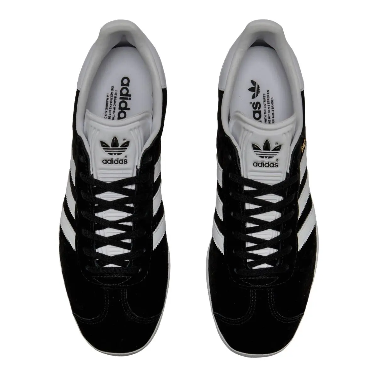 Adidas shoes - Gazelle - Gazelle - BB5476 - Core Black/White/Gold Metallic 10