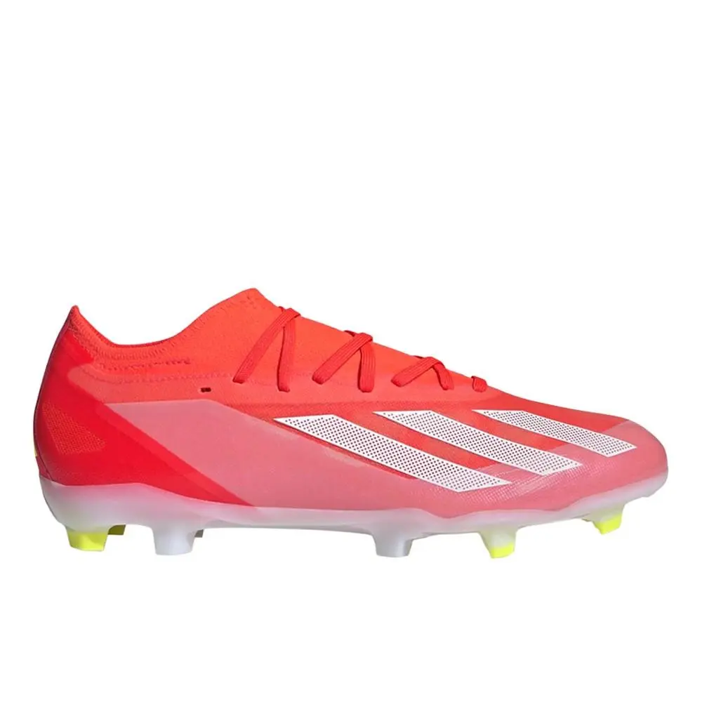X Crazyfast Pro Firm Ground Mens Red Sneakers Athletic Shoes IG0600 by Adidas