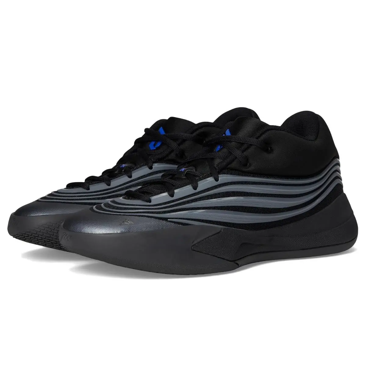 Adidas shoes - Black/Iron Metallic/Lucid Blue 6