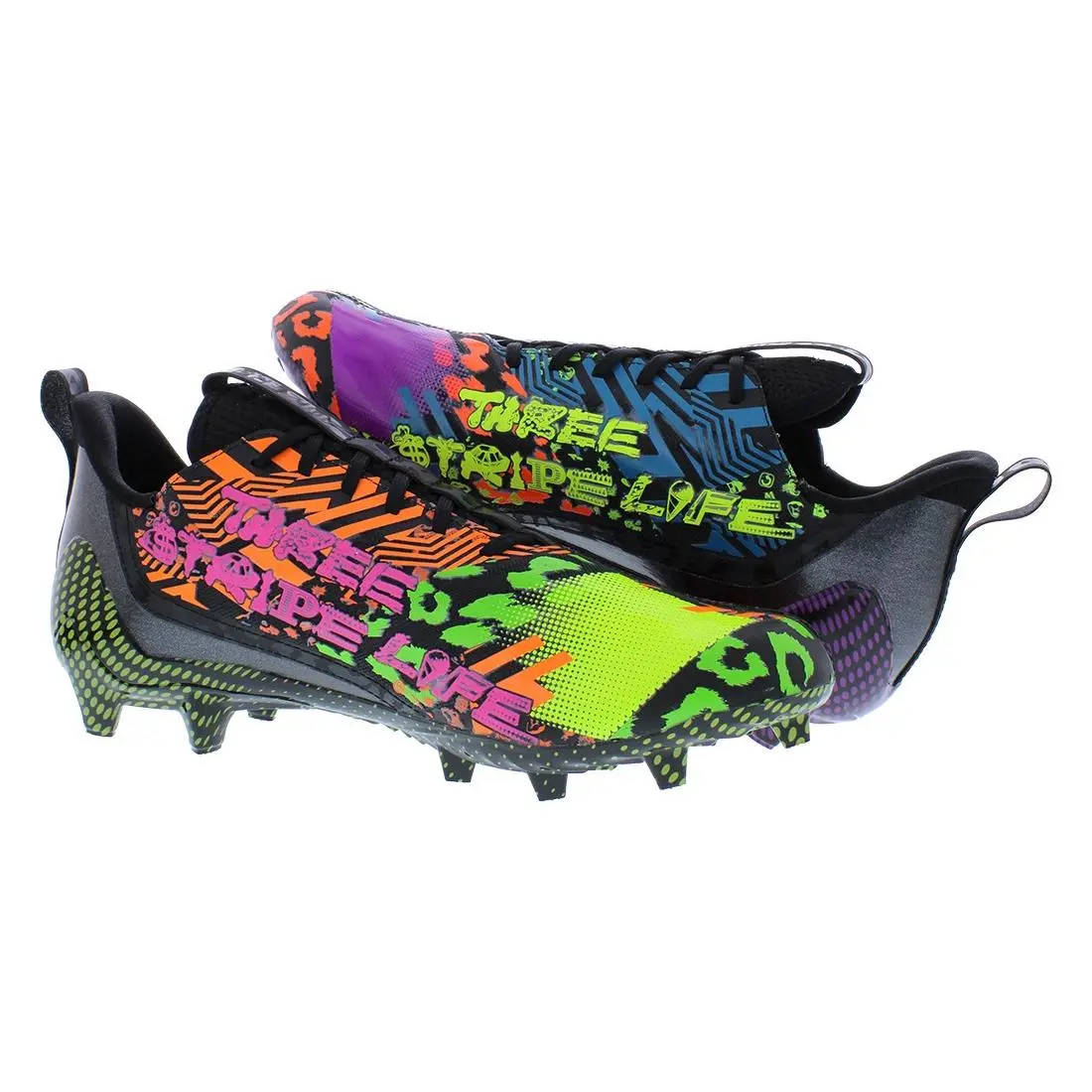 Adidas shoes - Core Black/Team Shock Pink 2/Team Solar Orange, Main: Multi-Colored 1