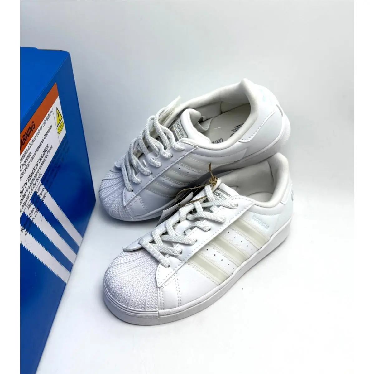 Adidas shoes - ADIDAS Superstar LED Lights C - Cloud White/Cloud White/Cloud White 12
