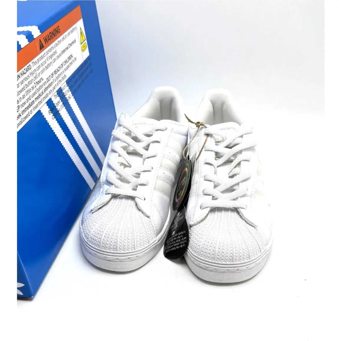 Adidas shoes - ADIDAS Superstar LED Lights C - Cloud White/Cloud White/Cloud White 8