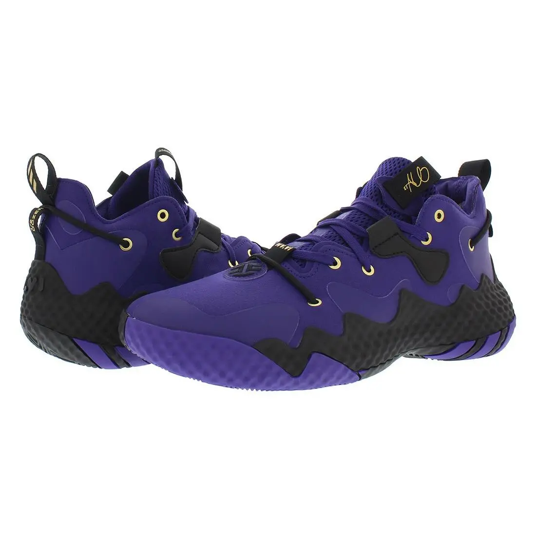 Adidas shoes - Purple/Black/Gold, Main: Purple 0