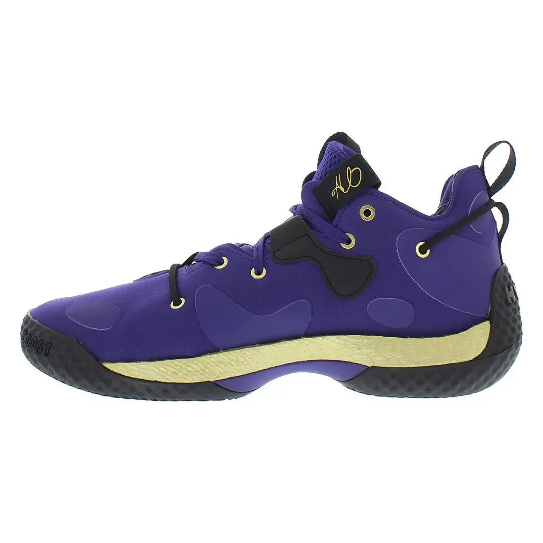 Adidas shoes - Purple/Black/Gold, Main: Purple 4