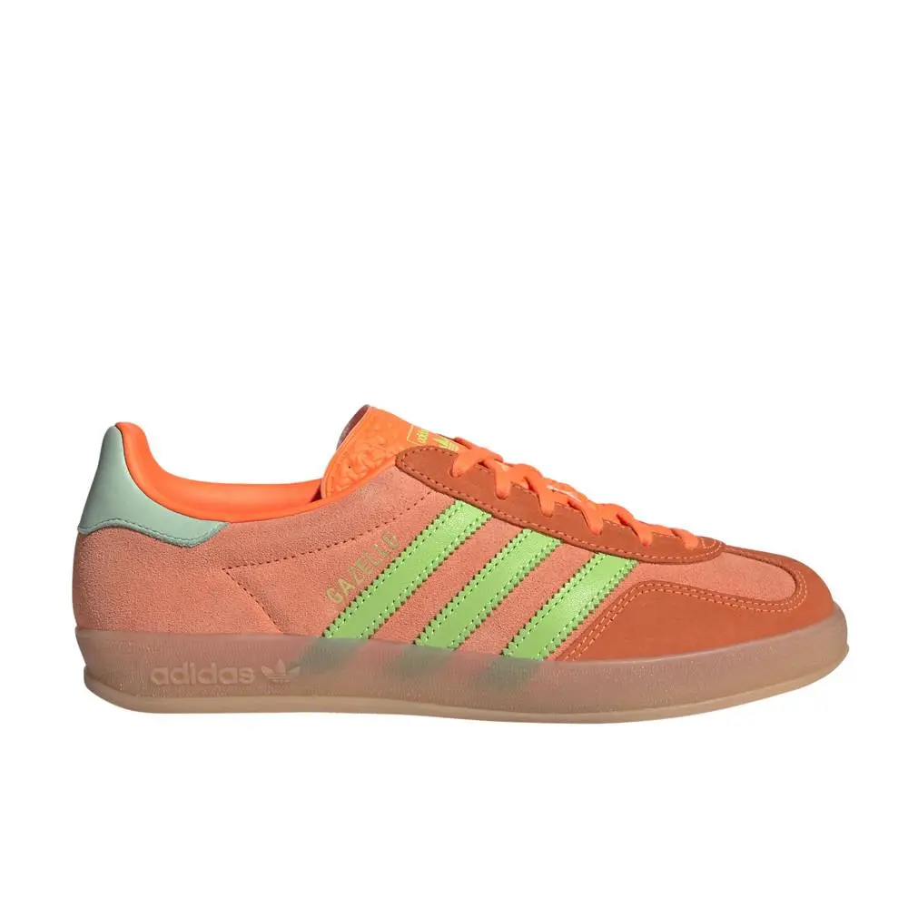 Adidas Gazelle Indoor Womens Orange Sneakers Casual Shoes JQ0193