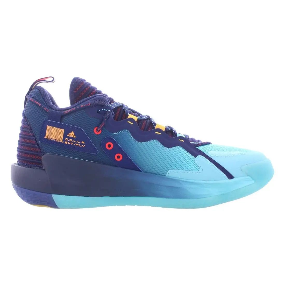 Adidas shoes - Dark Blue/Pulse Aqua/Solar Red, Main: Blue 1