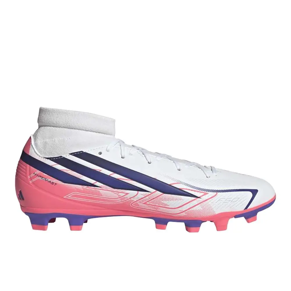F50 Hyperfast Club Mid Firm Ground Multi Ground Soccer Cleats Unisex Siz by Adidas