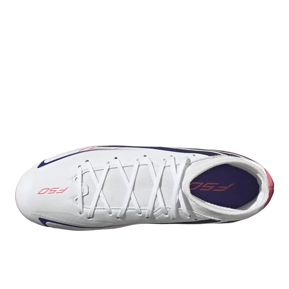 Adidas shoes - adidas F50 Hyperfast Club Mid Firm Ground  Multi Ground Soccer Cl - SB1158-IH7094 - White 2