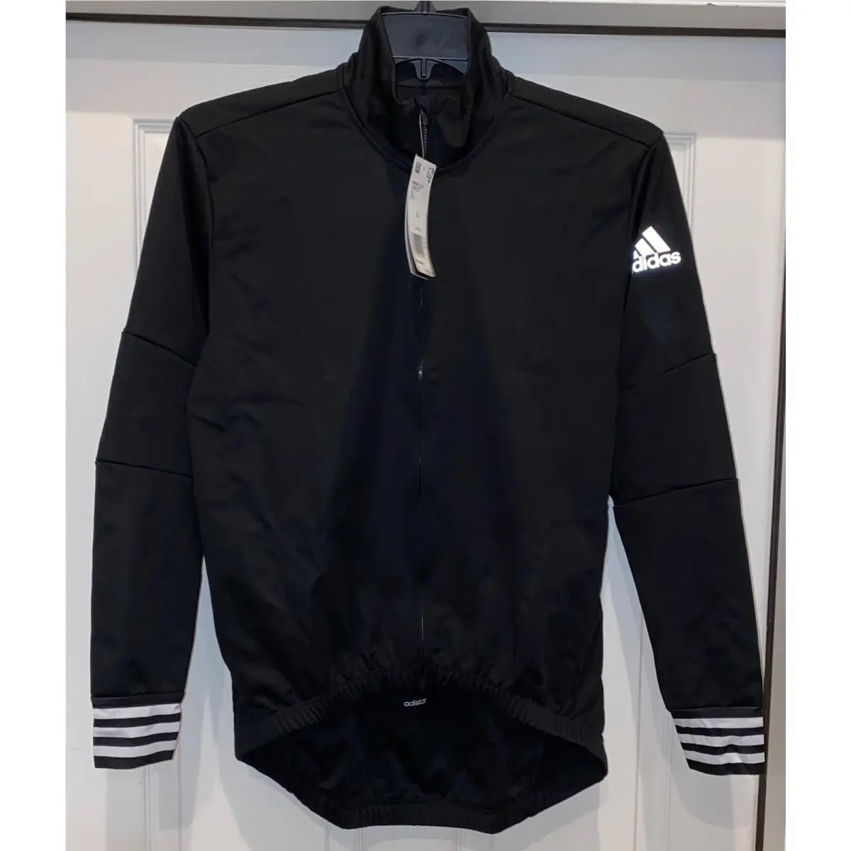 Adidas clothing - ADIDAS Adistar Over Long Sleeve Cycling F/Z Jersey Jacket - CW7727 - Black 5