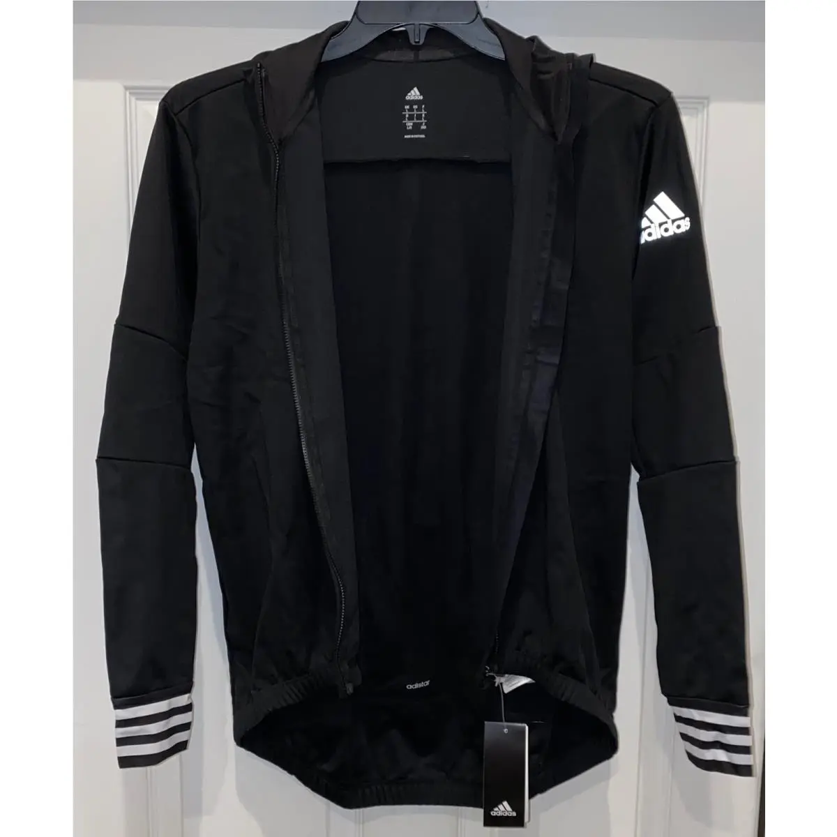 Adidas clothing - ADIDAS Adistar Over Long Sleeve Cycling F/Z Jersey Jacket - CW7727 - Black 6