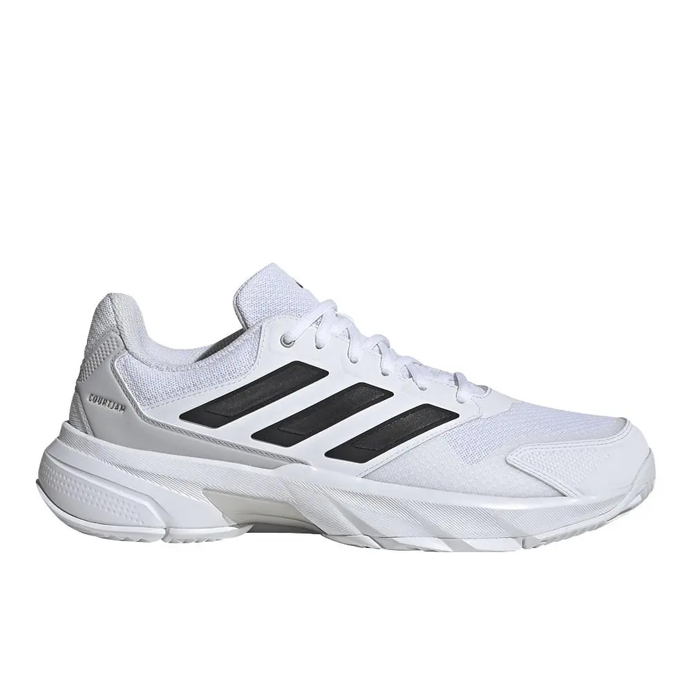 Adidas Courtjam Control 3 Tennis Mens White Sneakers Athletic Shoes SB1158-IF78 - White