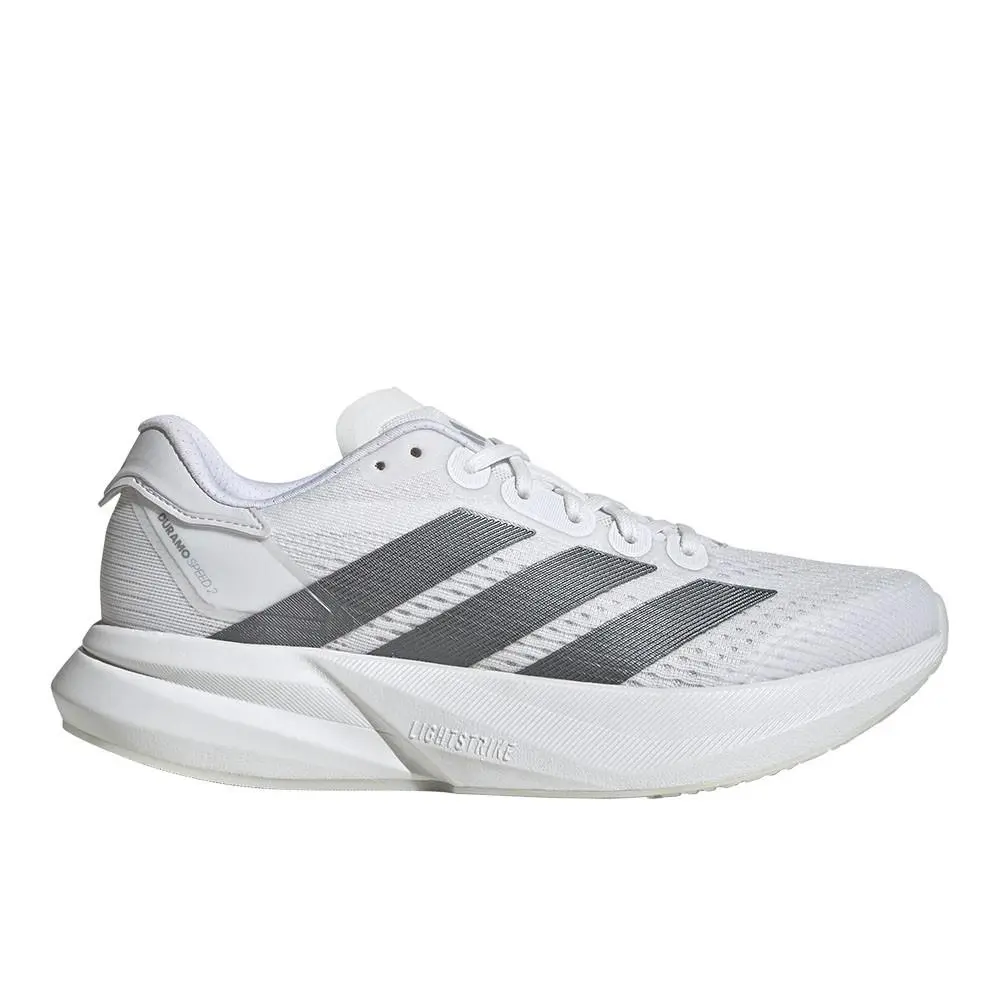 Duramo Speed 2 Running Womens White Sneakers Athletic Shoes IH8210 by Adidas