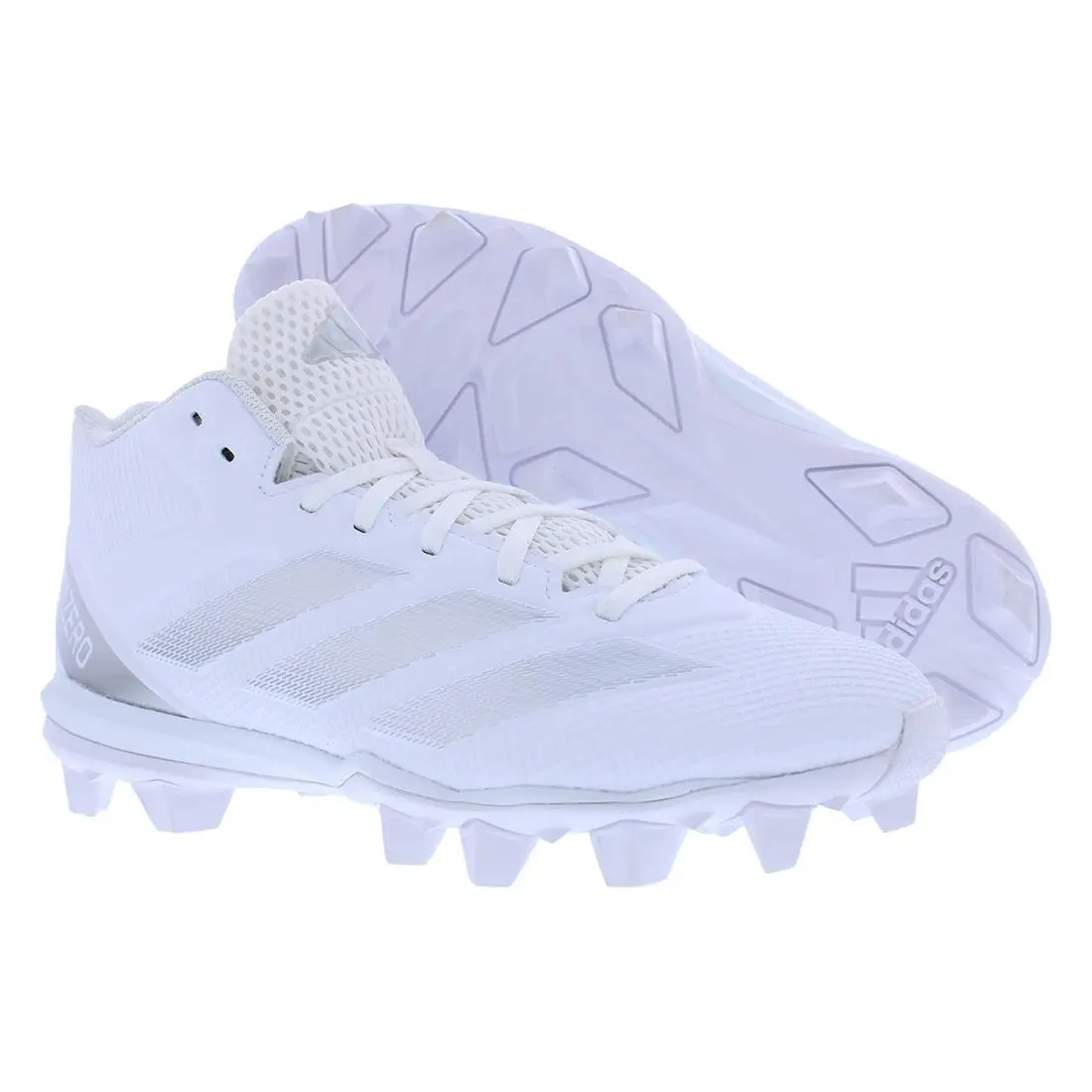 Adidas shoes - Cloud White/Silver Metallic/Cloud White, Main: White 4