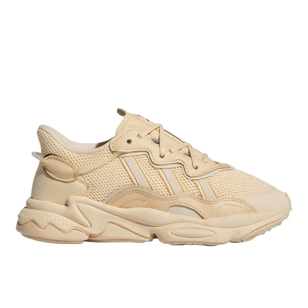 Adidas Ozweego Lace Up Womens Beige Sneakers Casual Shoes ID5751