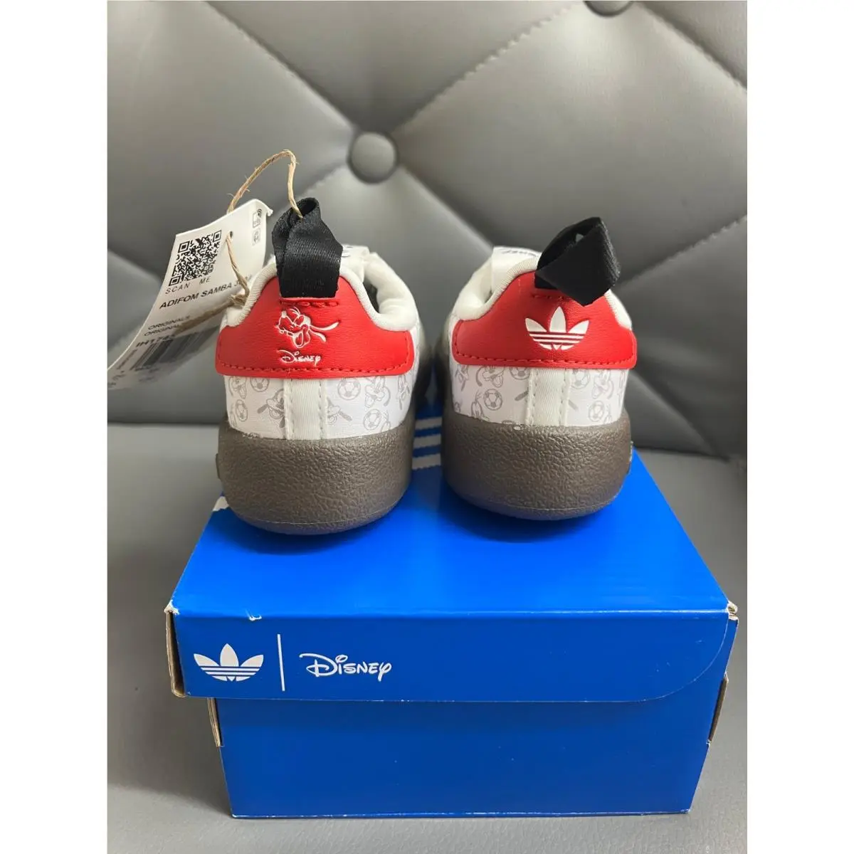 Adidas shoes - WHITE RED 6