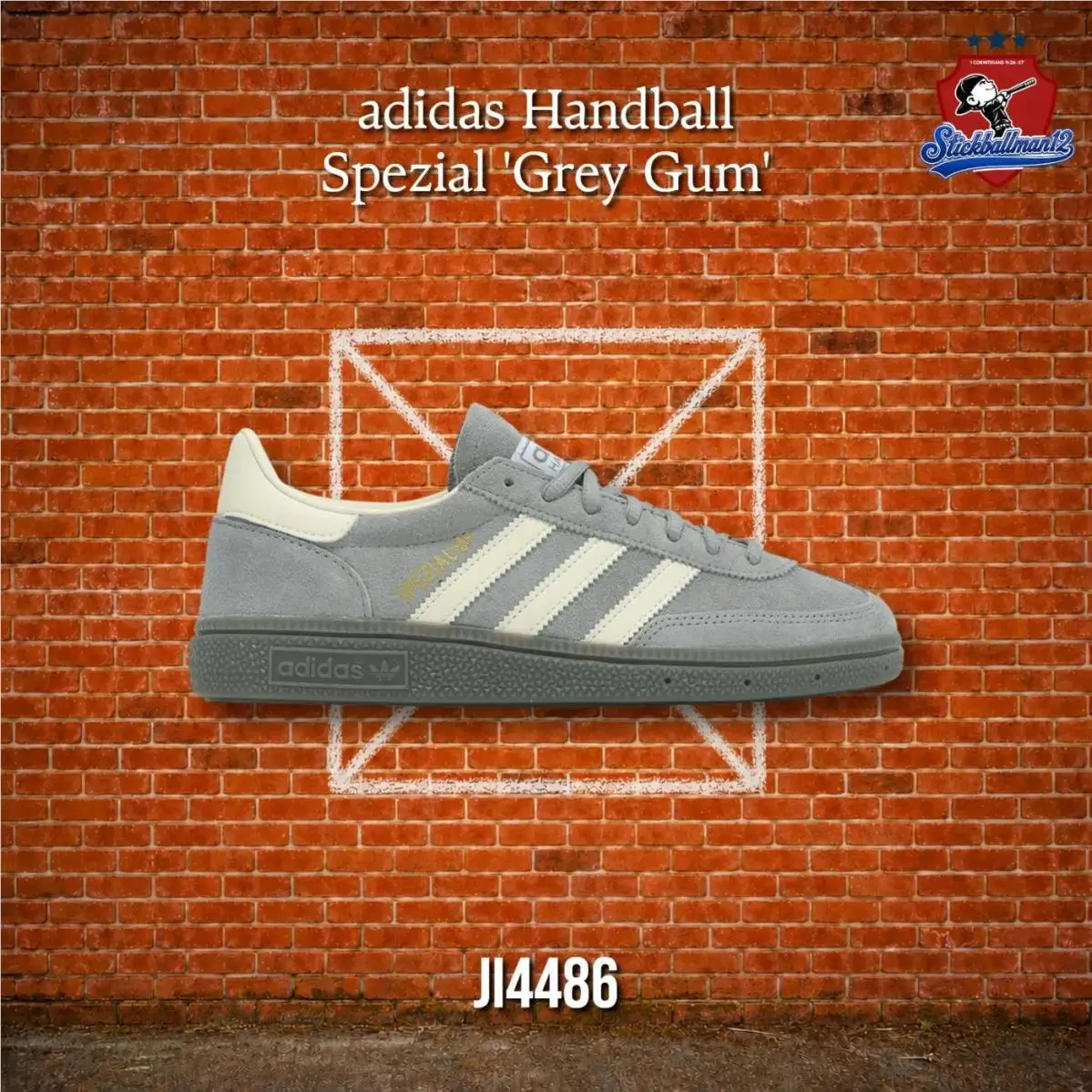 Handball Spezial Grey Gold JI4486 by Adidas