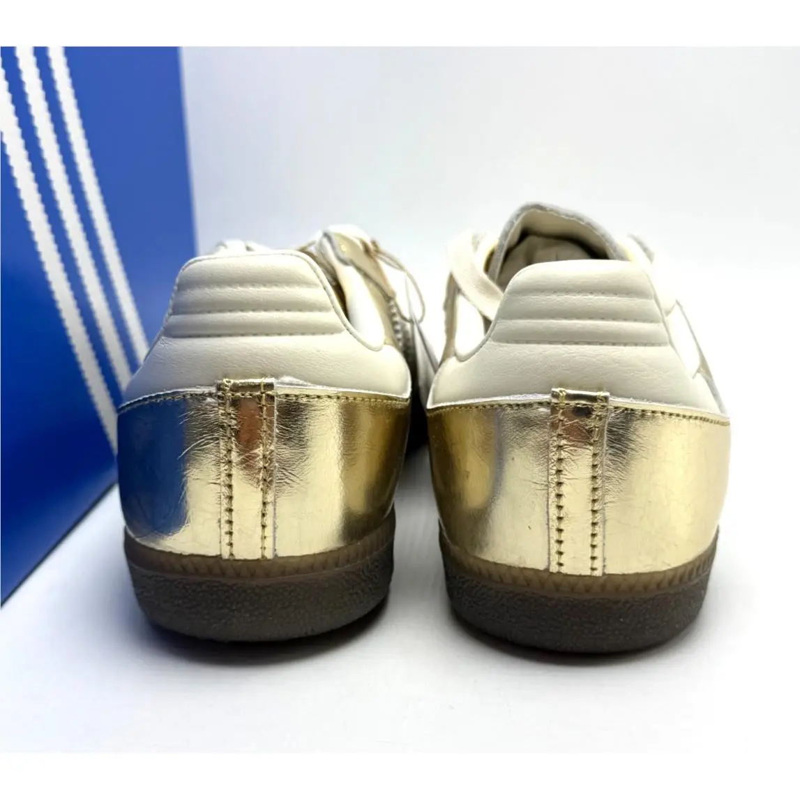 Adidas shoes - adidas Samba - Samba - KJ7479 - Gold Metallic / Off White 3