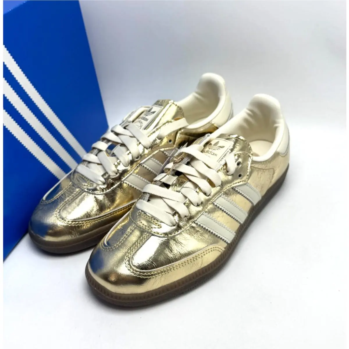 Adidas shoes - adidas Samba - Samba - KJ7479 - Gold Metallic / Off White 6