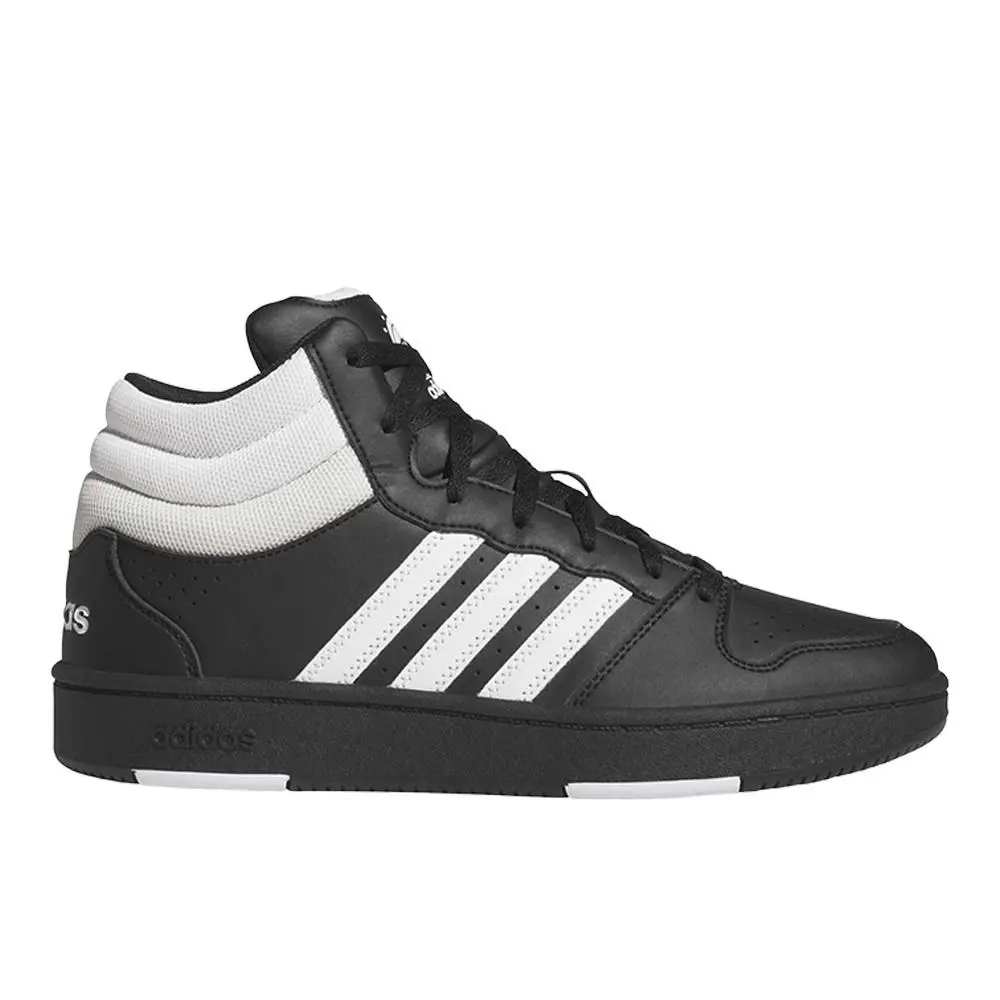 Hoops Mid Classic Unisex Black Sneakers Athletic Shoes SB1158-KI1035 by Adidas