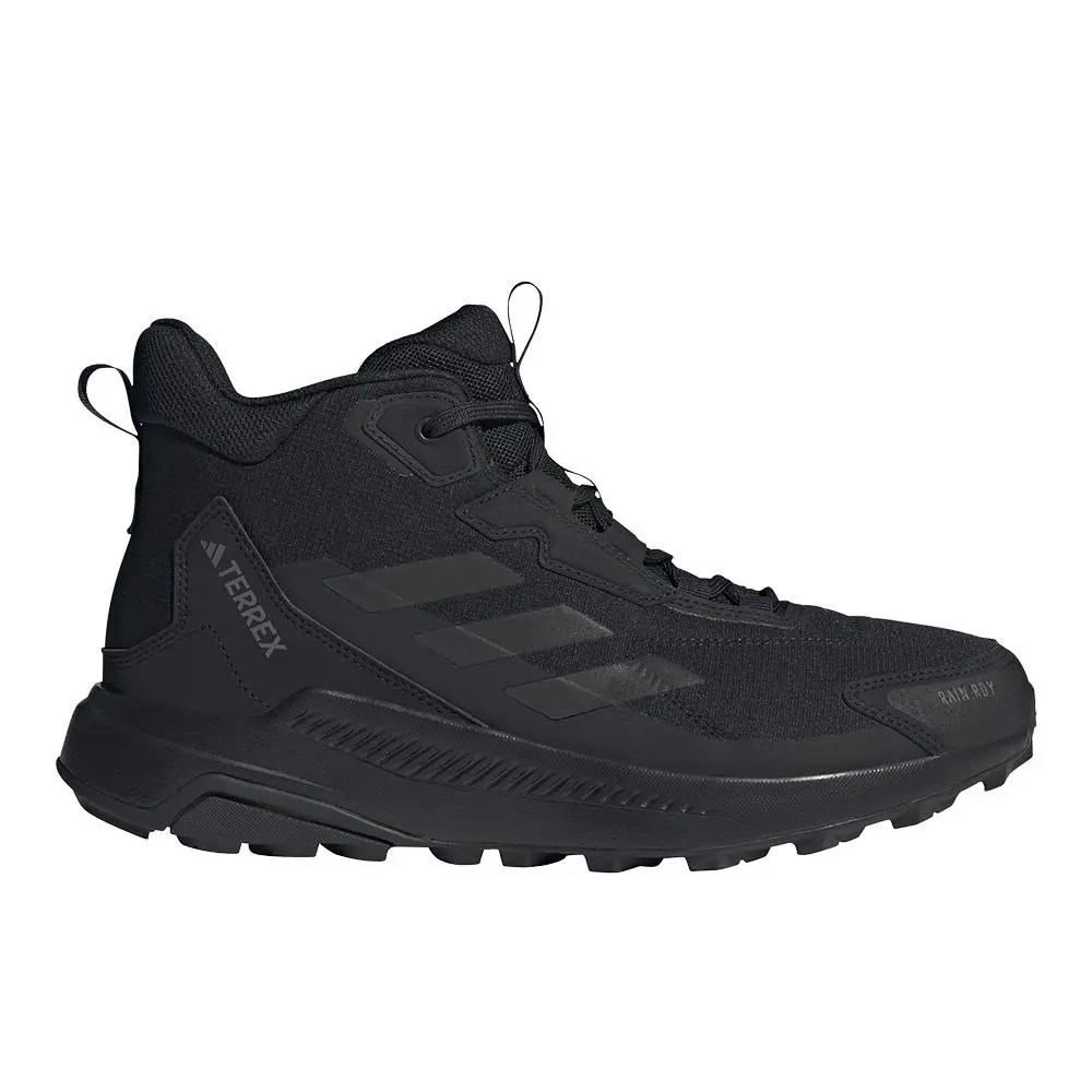 Terrex Anylander Mid Rain.rdy Hiking Mens Black Sneakers Athletic Shoes by Adidas