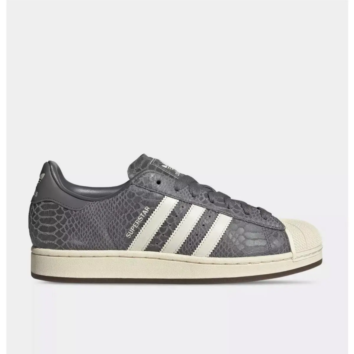Superstar II Originals Grey Croc Cream Mens Shoes Sneaker Size KH8973 by Adidas