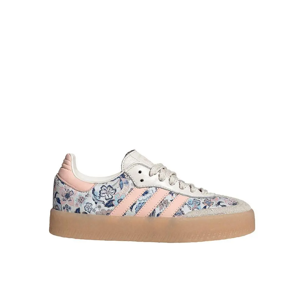 Liberty London Sambae Unisex Blue Off White Sneakers Casual Shoes JQ20 by Adidas