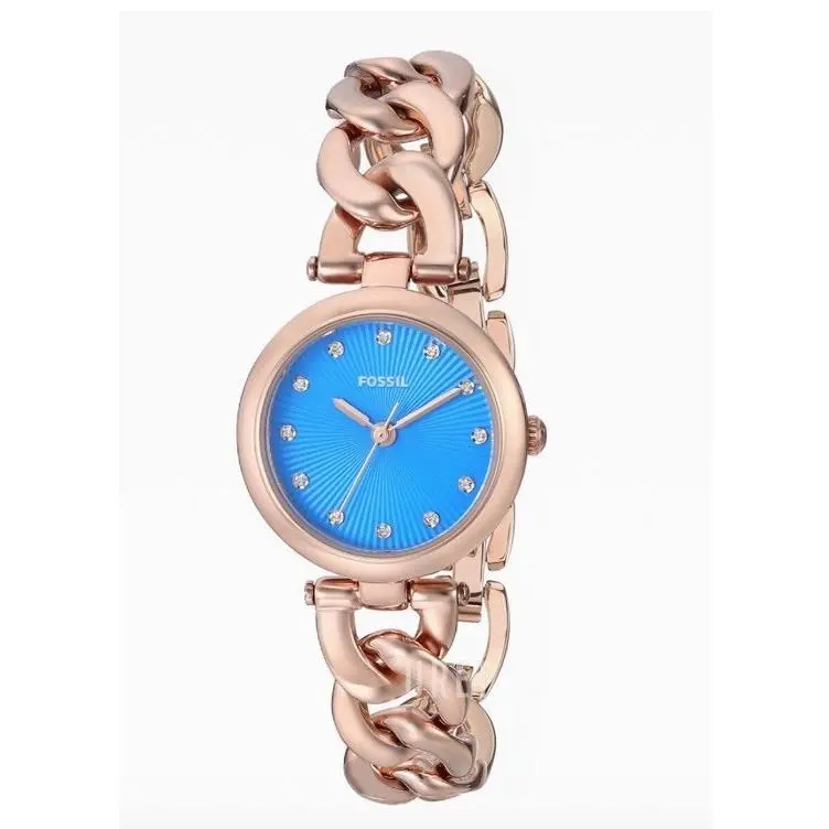 Women`s Olive Rose Gold Stainless-steel Quartz Watch ES3576 by Fossil