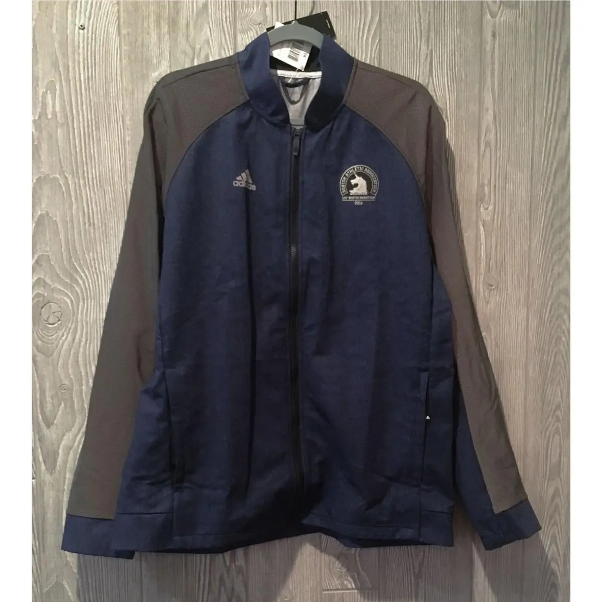 Adistar Viz Boston Marathon 2016 Reflective Running Jacket Mens S XL by Adidas