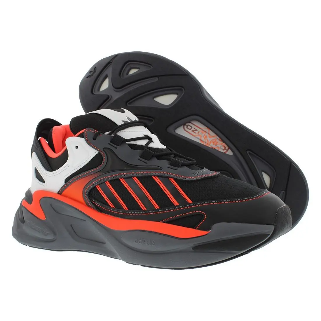 Adidas Ozmorph Mens Shoes - Core Black/Grey Five/Solar Red, Main: Black