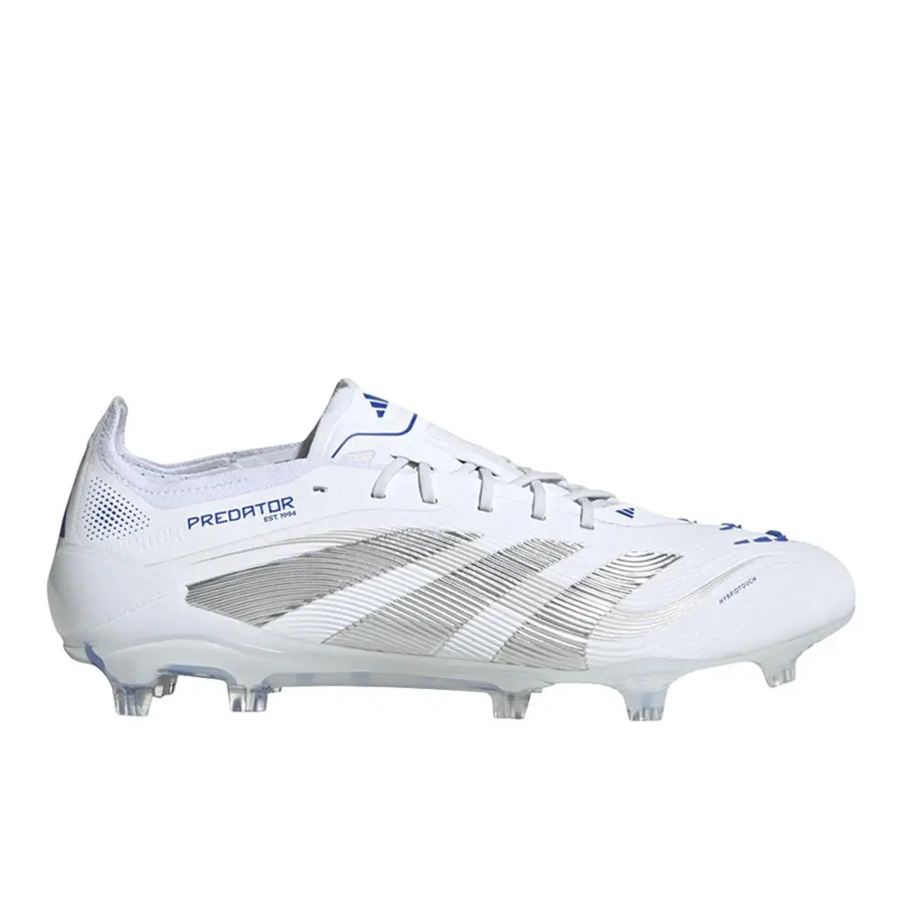 Adidas Predator Elite Firm Ground Mens White Sneakers Athletic Shoes ID3879