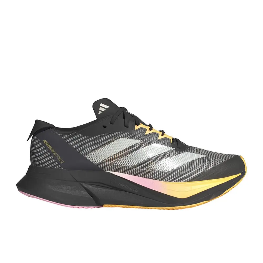 Adizero Boston 12 Womens Black Sneakers Athletic Shoes IF9221 by Adidas