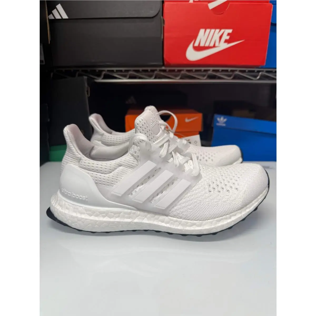 Adidas Women`s Ultraboost 1.0 Shoes Triple White HQ4207