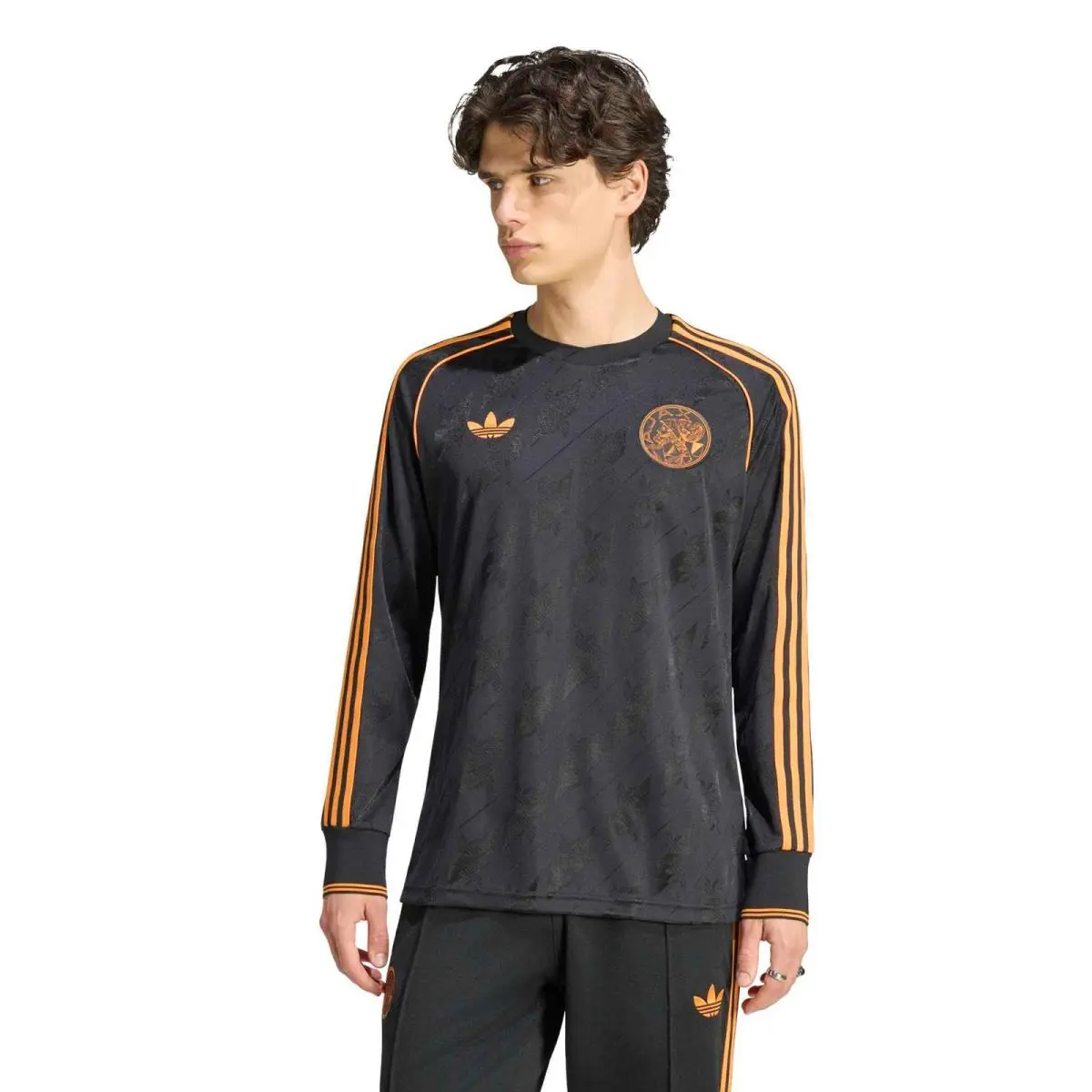 Men`s  Originals Black Ajax 2026/27 Long Sleeve Jersey by Adidas