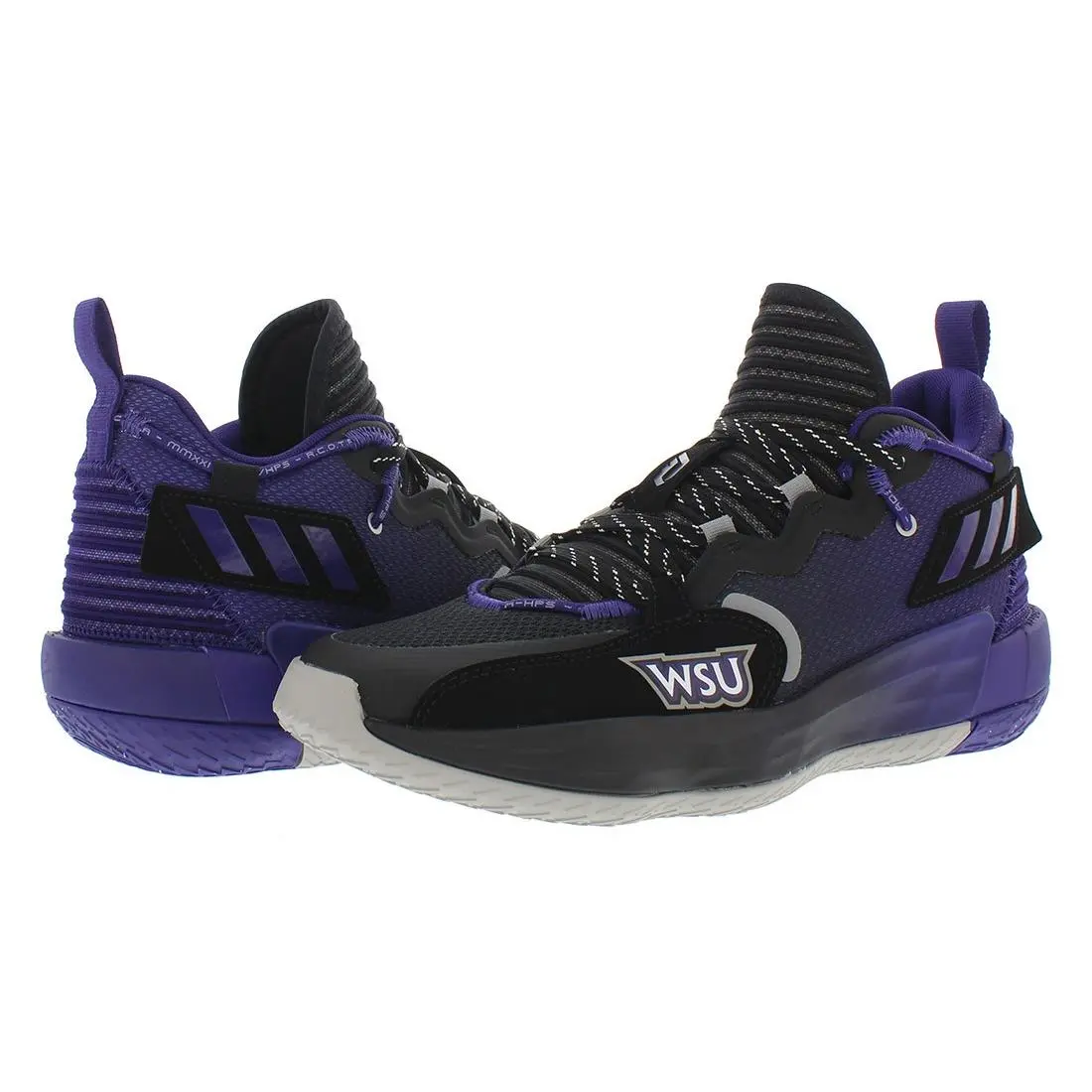 Adidas shoes - Black/Purple, Main: Black 4