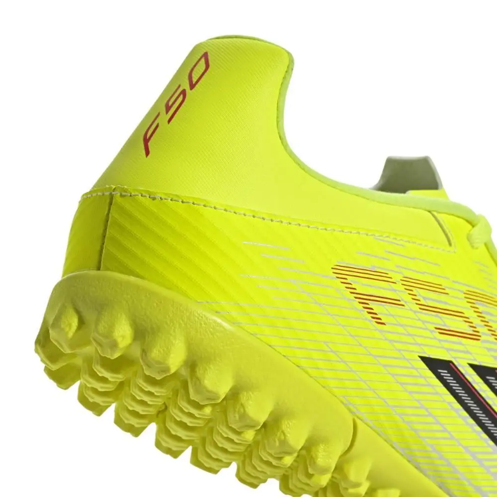 Adidas shoes - adidas F50 Club Turf Football - JR9051 - White, Yellow 5