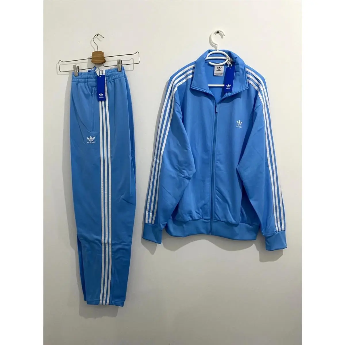 Originals Firebird Mens Tracksuit Jacket Pants Semi Blue Burst Sz S M by Adidas