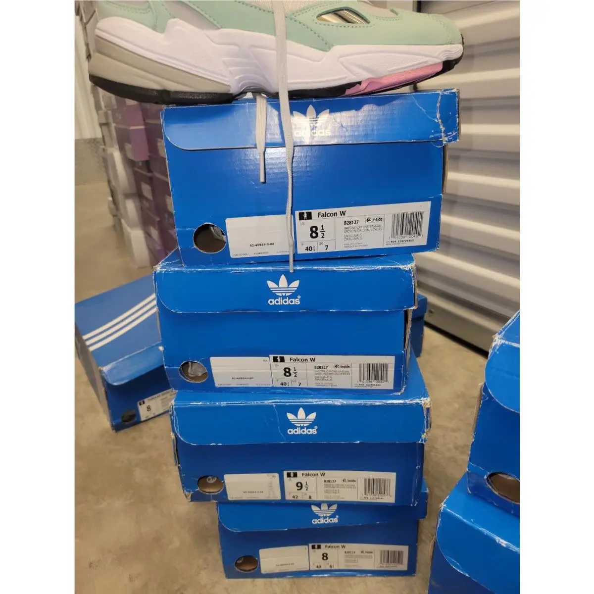 Adidas shoes - adidas Falcon - Falcon - B28127 - Red 15