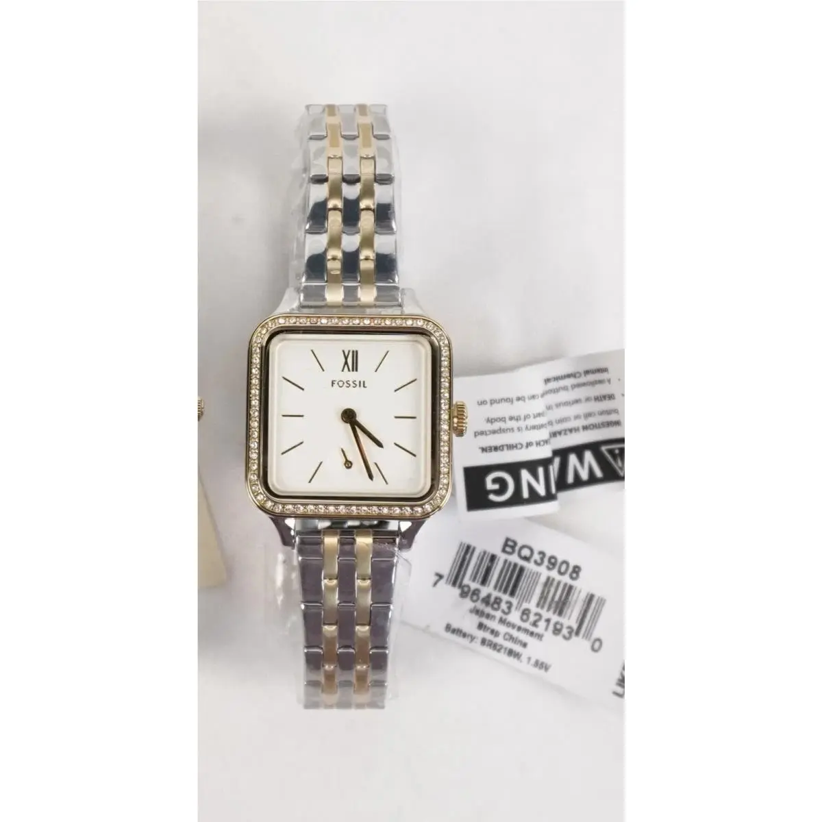 Colleen Three-hand Two-tone Stainless Steel Watch Women`s BQ3908 by Fossil
