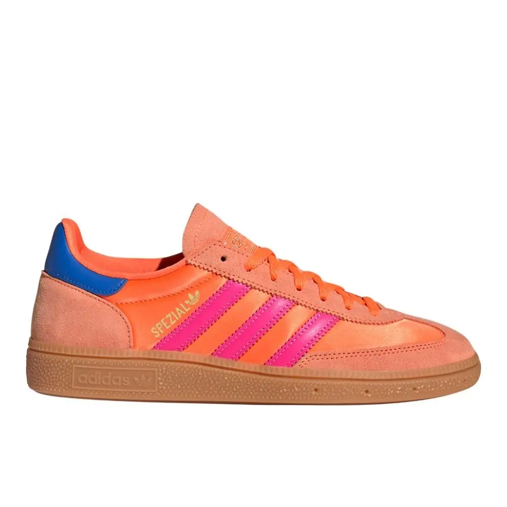Handball Spezial Womens Orange Sneakers Casual Shoes JH5659 by Adidas