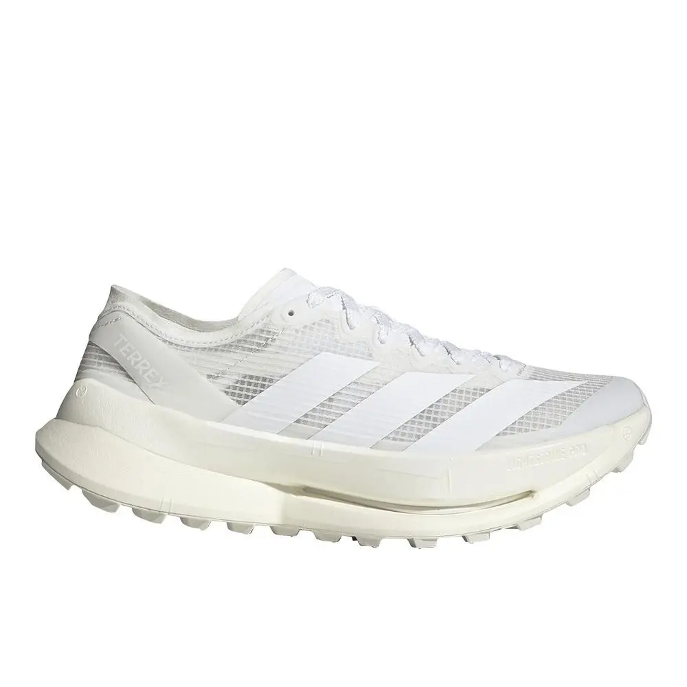 Adidas Terrex Agravic Speed Ultra 2 Trail Running Mens White Sneakers Athletic