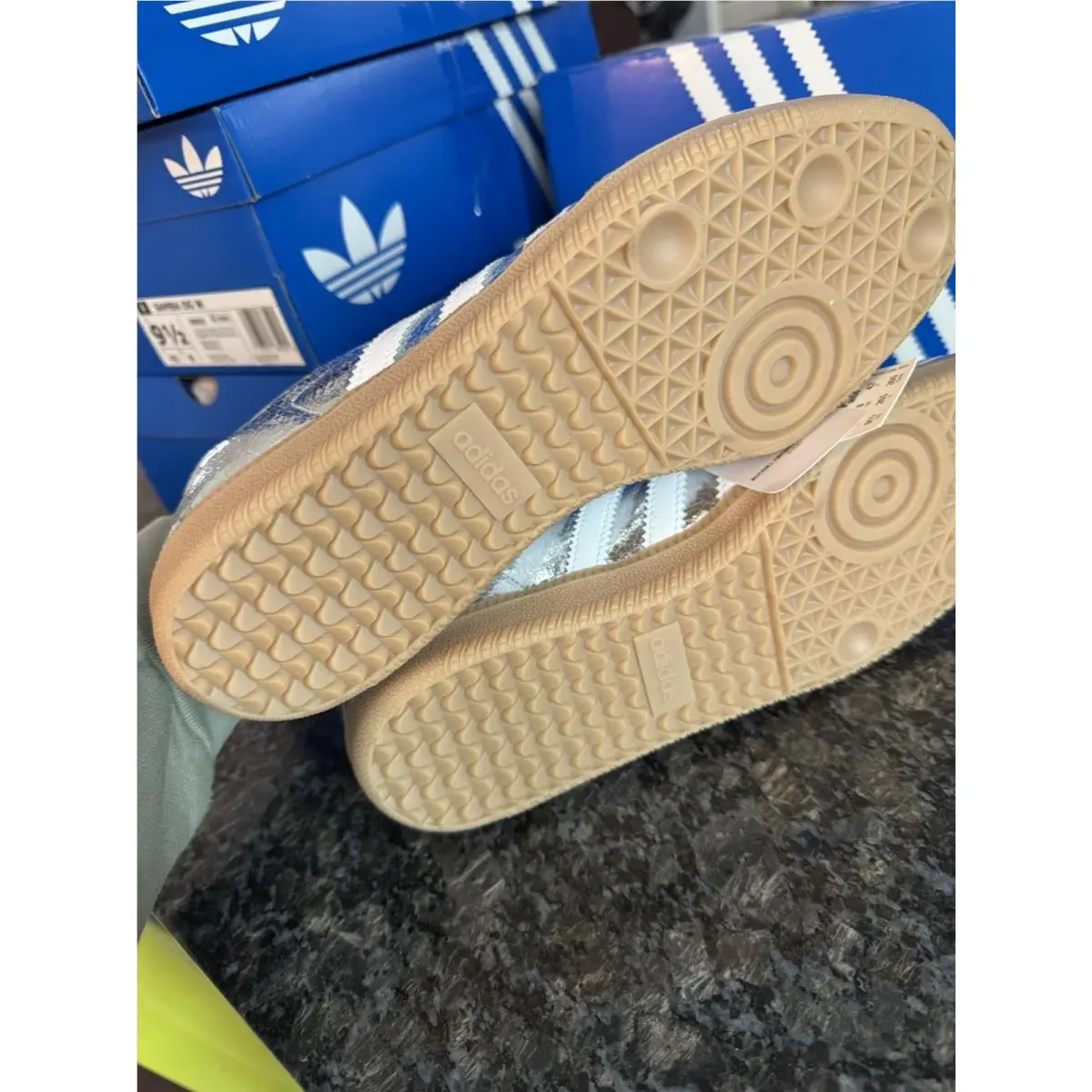 Adidas shoes - adidas Samba - Samba - JR0035 - Silver 14